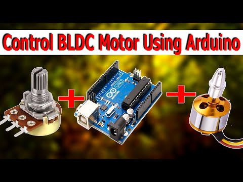 Bldc motor run with arduino and Potentiometer  | Control brushless motor using arduino | Bldc motor