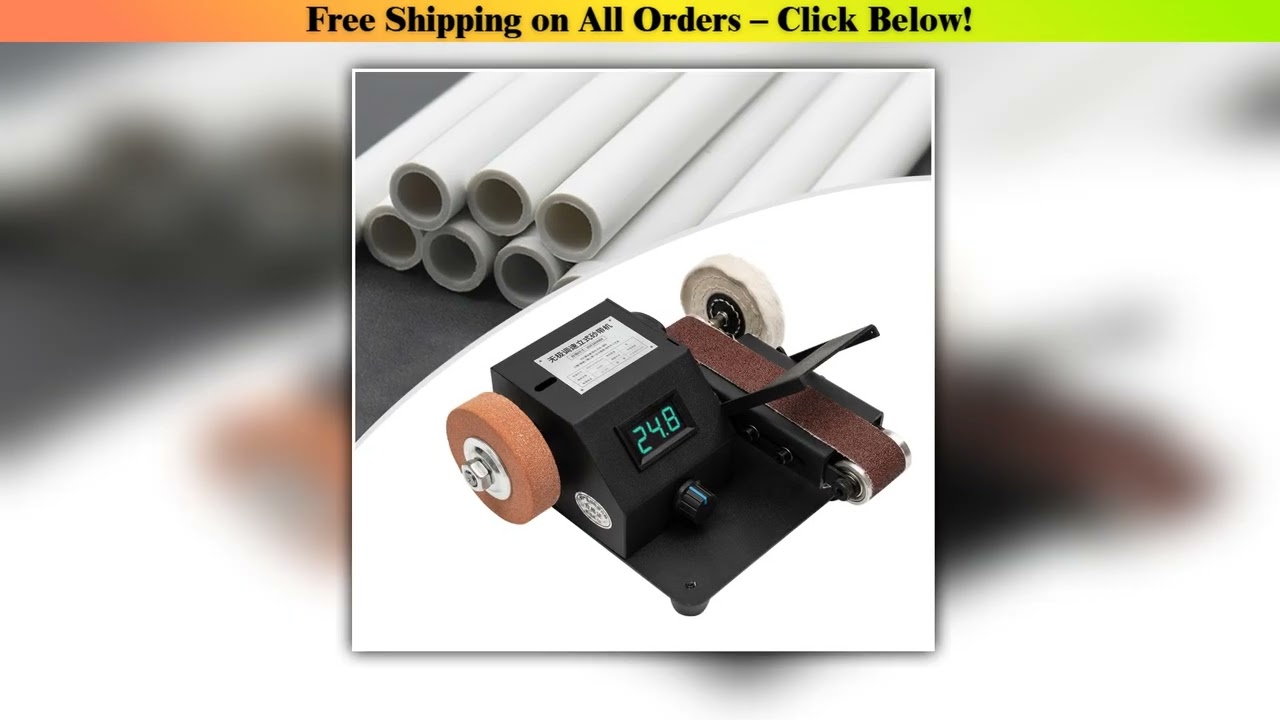 350W Electric Mini Belt Sander DIY 70mm Diameter for Knife Making Upgrade Knife Sharpening with