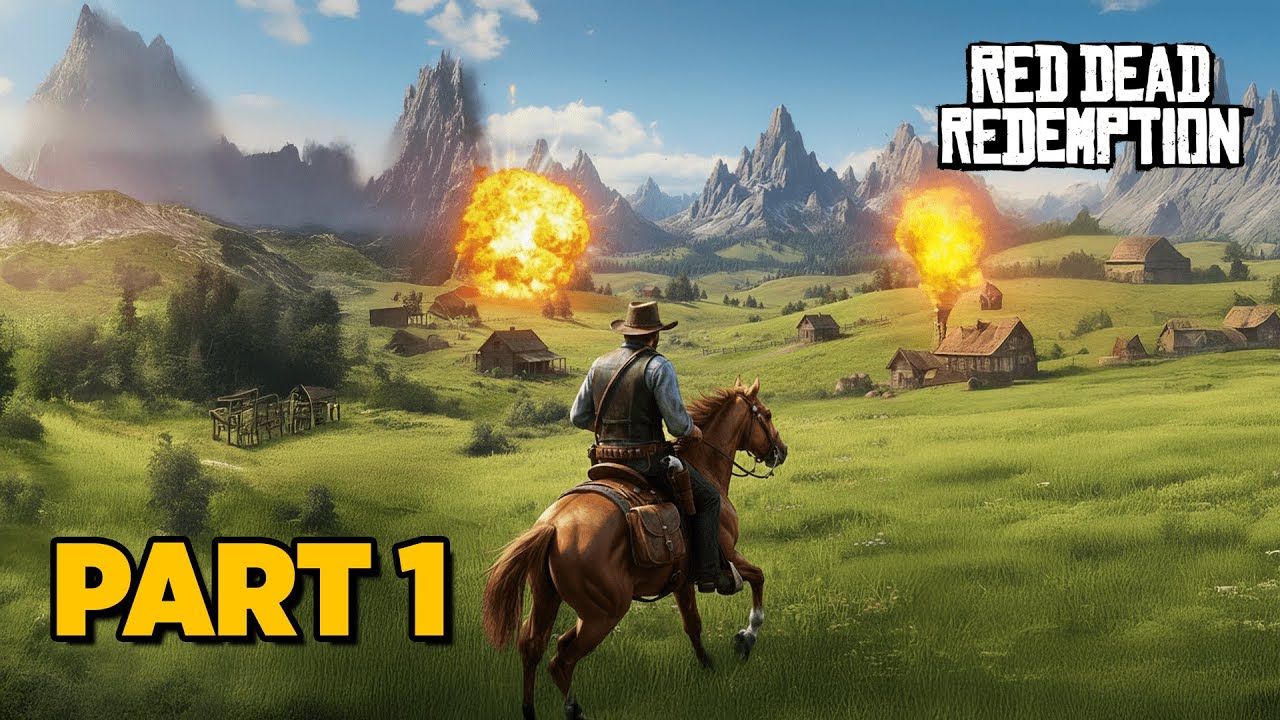 The REAL Challenge of Red Dead Redemption's First Mission - YouTube