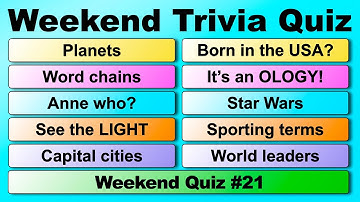WEEKEND TRIVIA QUIZ! 50 quizvragen om je algemene kennis te testen!