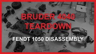 Bruder 4040 teardown - Fendt 1050