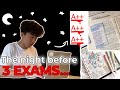 How to study for an exam the night before and still get all as