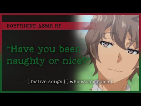 Boyfriend plays a spicy festive game with you (ASMR RP M4A) ❤️‍🔥 [festive snugs] [wholesome spice]