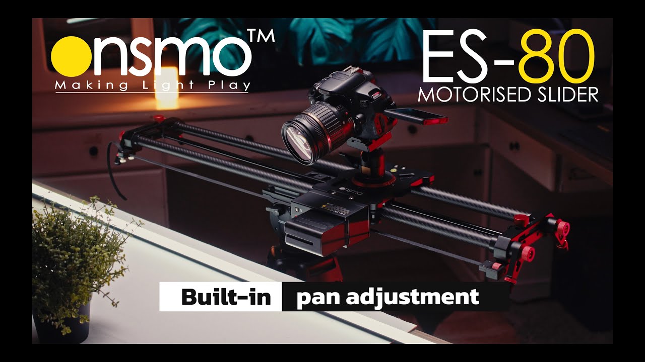 Onsmo ES80 Motorised Slider for DSLR, Mirrorless Camera and Smartphone