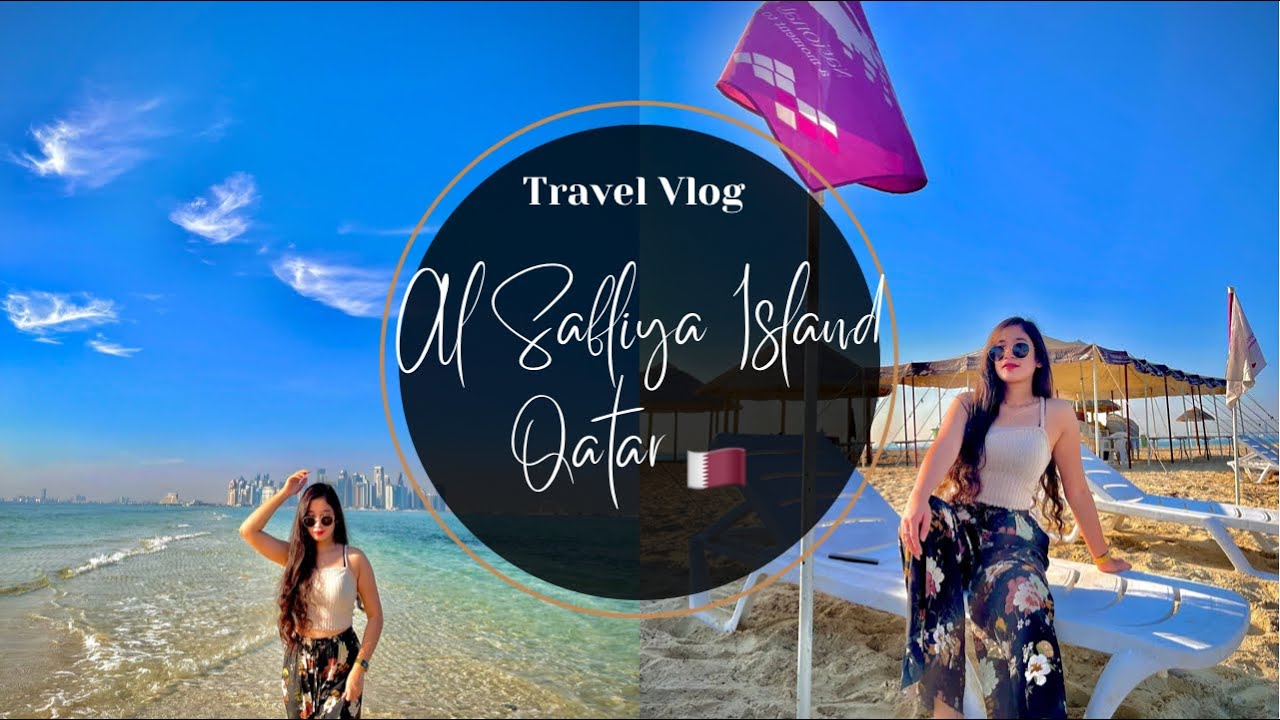Travel Vlog• Al Safliya Island | Doha, Qatar🏝