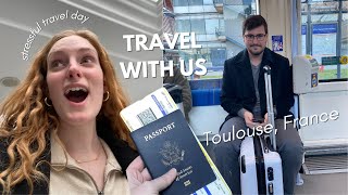 TRAVEL DAY IN MY LIFE | Pack With Me, Flying to France, Airport Vlog ✈️
