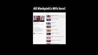 How to find out all Blackpink's MVs - Why "Money" & "Ready For Love" are not MVs #shorts