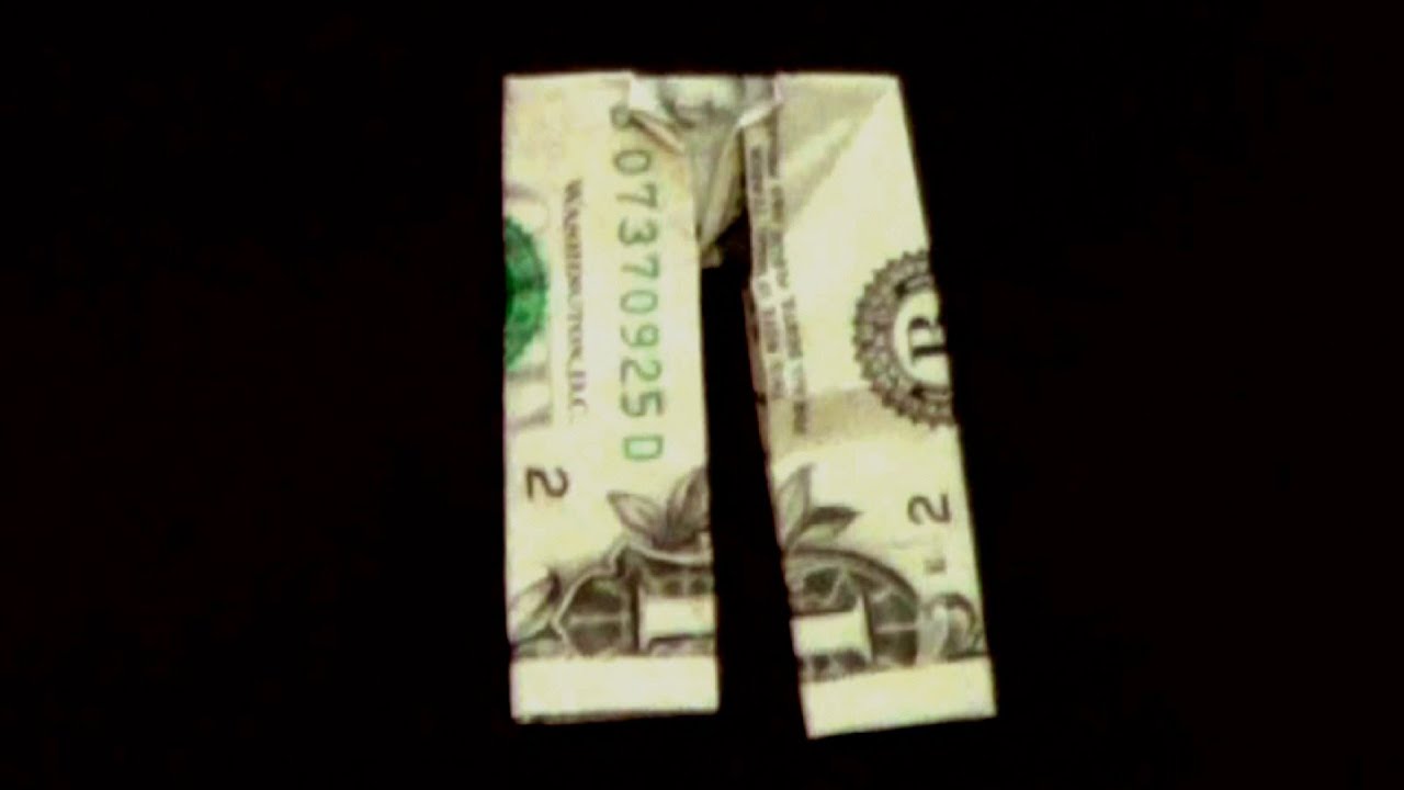Mobilisere Hører til sur Dollar Origami Pants Tutorial - How to make Dollar Pants - YouTube