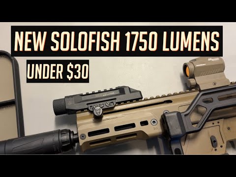 New Solofish 1750 Lumens Tactical Flashlight