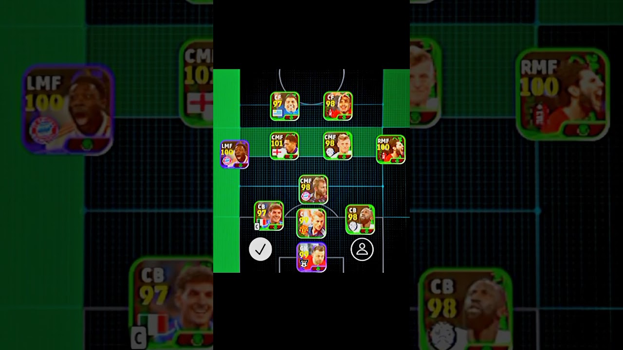 3-1-4-2 formation efootball 🥶😱 