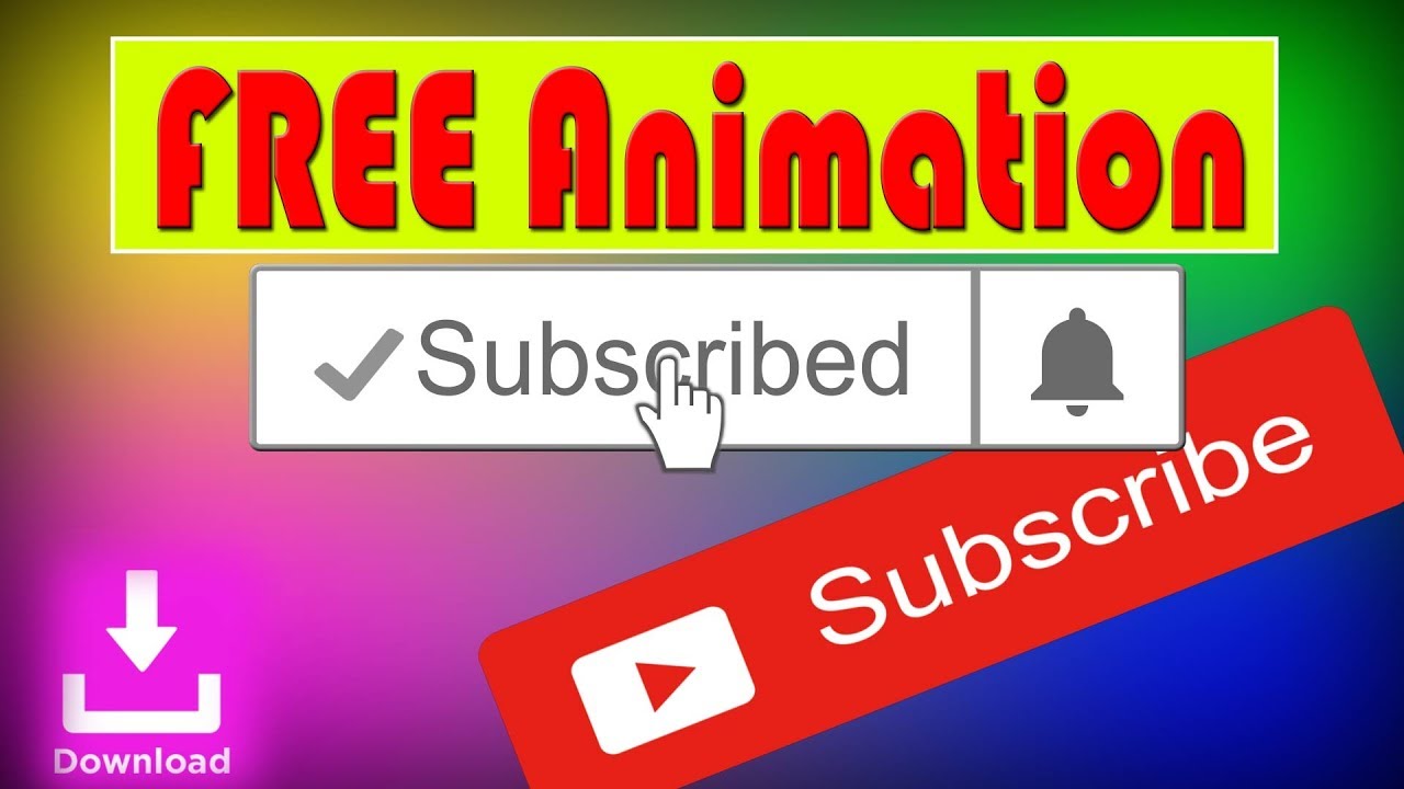 SUBSCRIBE and Notification Bell intro With Sound | FREE to use