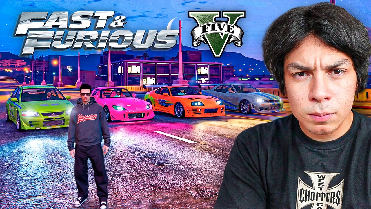 LLEGUÉ EN UN LANCER EVO A UN CAR MEET Y RECREAMOS "RÁPIDOS Y FURIOSOS" EN GTA RP - Yair17