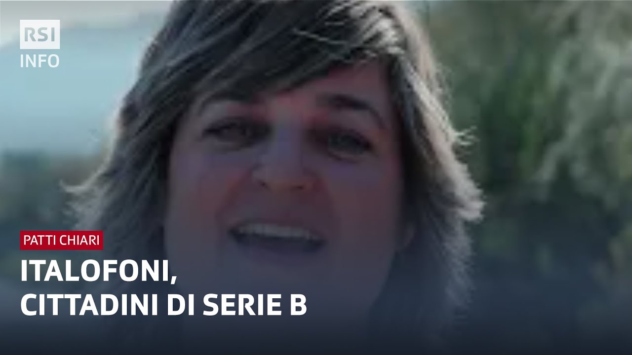 Italofoni, cittadini di serie B: Patti Chiari | RSI Info