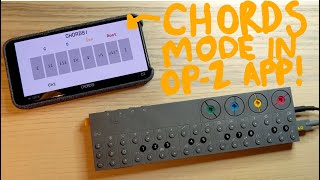Chords mode in OP-Z app! (and how to make a Videopak) screenshot 5