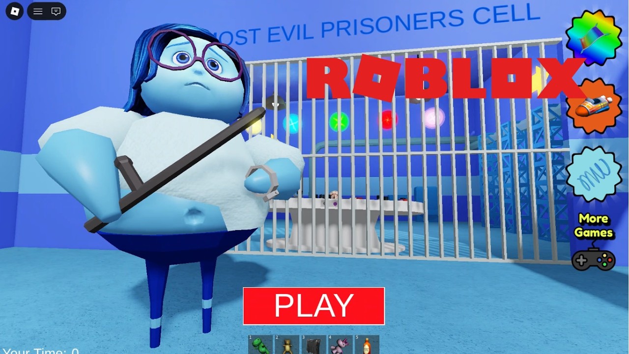 Roblox Gameplay Walkthrough🧙‍♀️SADNESS Prison Run (OBBY) #gamres #youtubevideo #obby