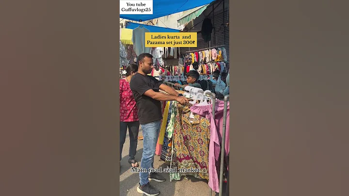 Ladies kurta Pajama collection at Azad market#kurtis #kurti #ladiessuits #ladieswear #youtubeshorts