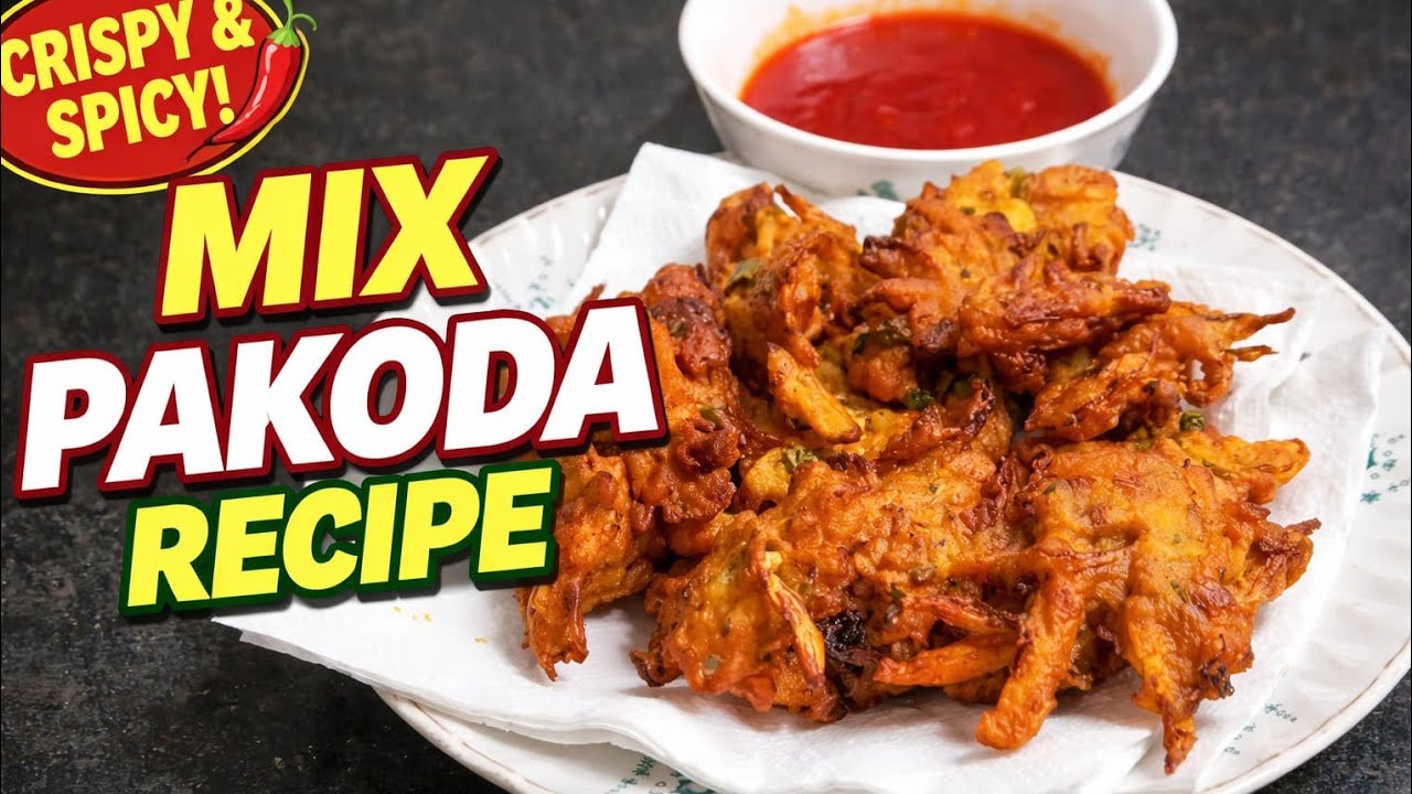 Mix Pakora Recipe, Vegetables pakoda Recipe, Ramazan special Pakoda Recipe! Easy Aftaar Recipe! 
