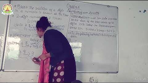 DAV SCHOOL TUTORIALS CLASS  1 SUBJECT  MATHS BY NISHI MISS