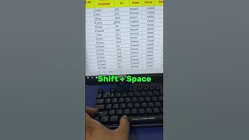 Stop Using the Mouse! Use These Excel Shortcuts Instead! ⌨️🖱️❌ #shorts #ytshorts #computer #viral