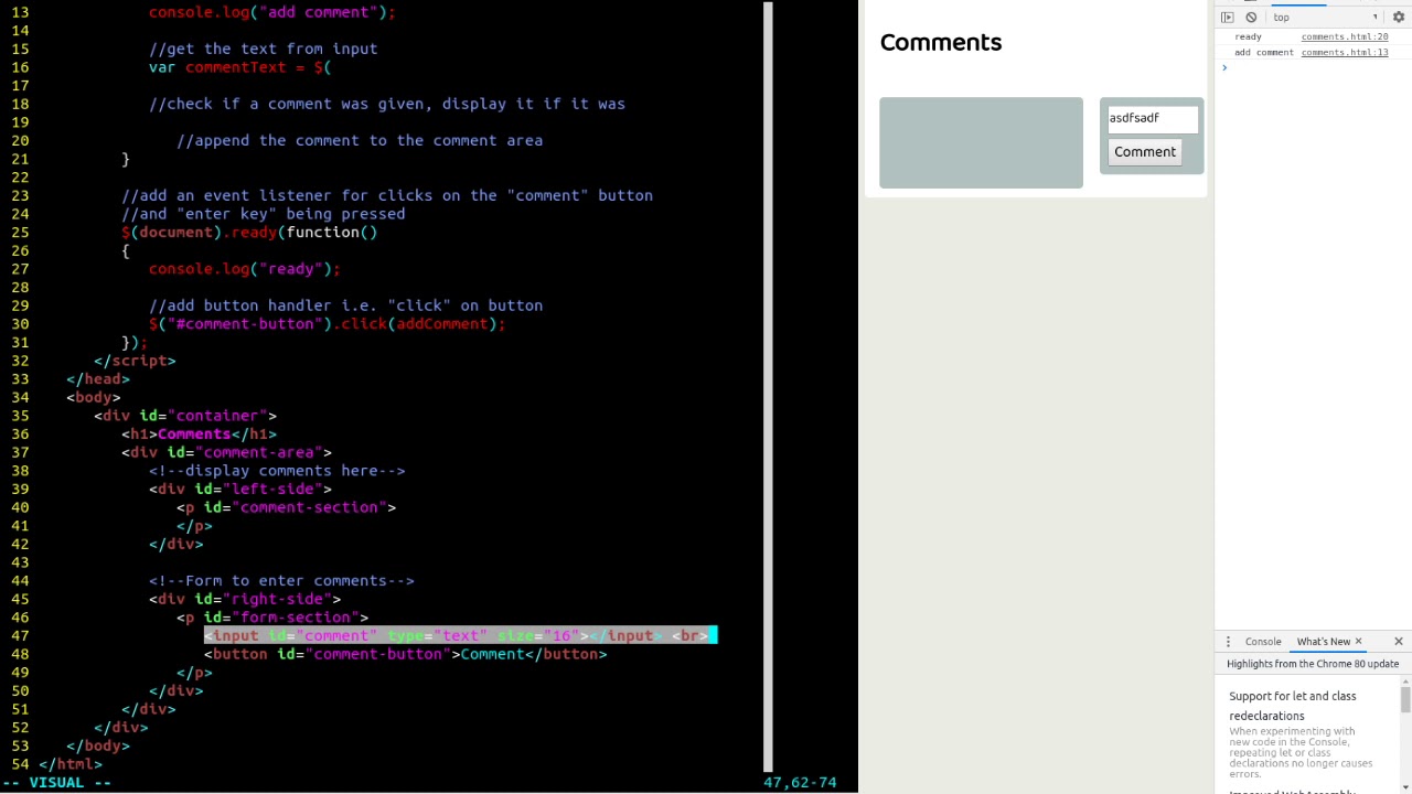 JQuery Basics: Getting Input and Manipulating the Page's Contents - YouTube
