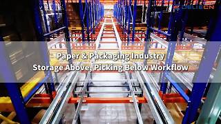 Pallet Four-Way Shuttle Robot + Pallet Latent AMR “Storage Above, Picking Below” Operation Process