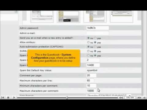 Creating a Guestbook -WebILabs