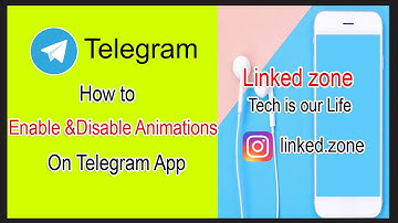 How to enable or disable animations on Telegram App