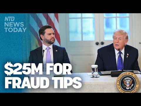 Trump Launches $25m Fraud Whistleblower Program; Zelenskyy Meets US Envoy | NTD News Today Oct. 20
