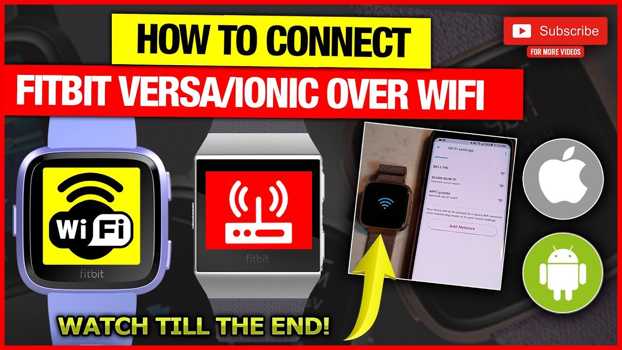 how to setup wifi on fitbit versa