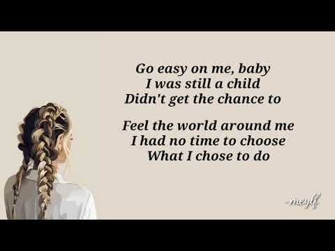 Adele – Easy On Me (Lyric) #adele #easyonme #adeleeasyonme  #adeleeasyonmelyrics