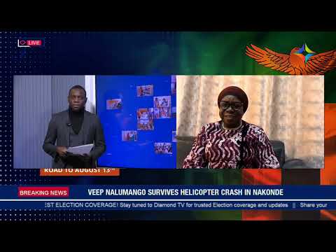 BREAKING NEWS | VICE PRESIDENT W.K MUTALE NALUMANGO SURVIVES HELICOPTER CRASH IN NAKONDE