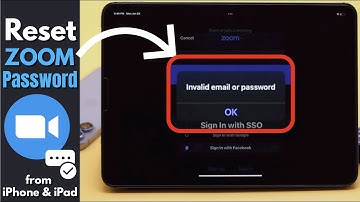 Reset Zoom Meeting Password on iPad/iPhone (Forgotten Password)