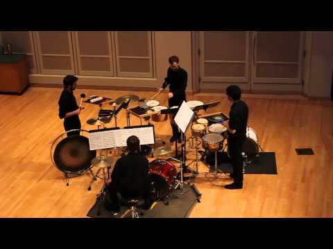 IU Percussion Ensemble - "Nordic Peace" by Tobias Brostrm *HD*