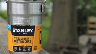 Stanley camp cook cup set up