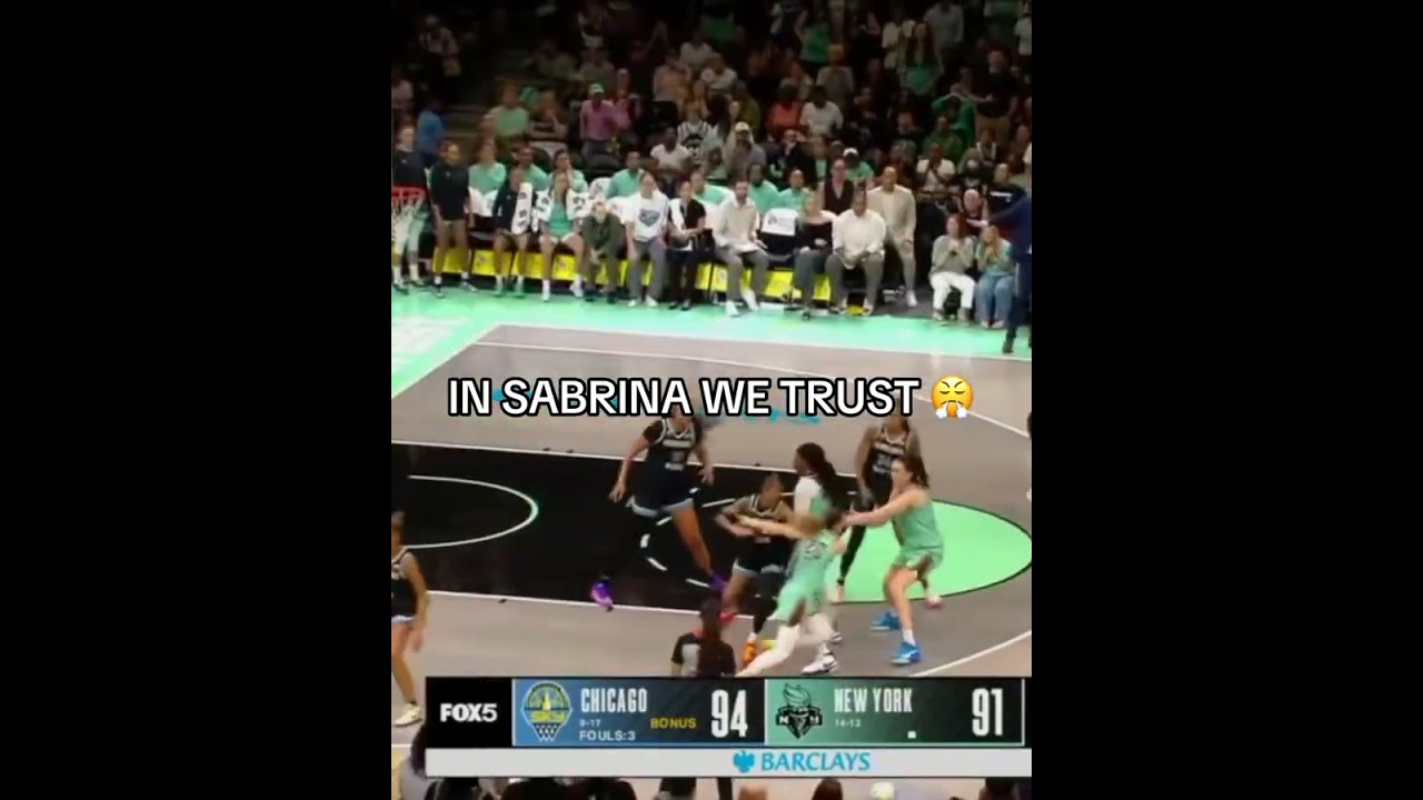 Sabrina Ionescu scored NINE of the Liberty's last 10 PTS with under a minute to go to win the game 🔥
