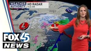 WINTER STORM WARNING - Hazardous Travel Due to Ice Plus More Snow in Maryland