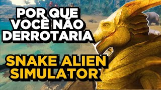 Por Que Você NÃO DERROTARIA as COBRAS ALIENÍGENAS em "SNAKE ALIEN SIMULATOR" screenshot 1