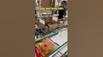 Spider hand parallel robot.#industrial #robot #welding #manufacturing #spraying #machine #stamping