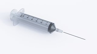 Syringe 3D modelling | Time-lapse