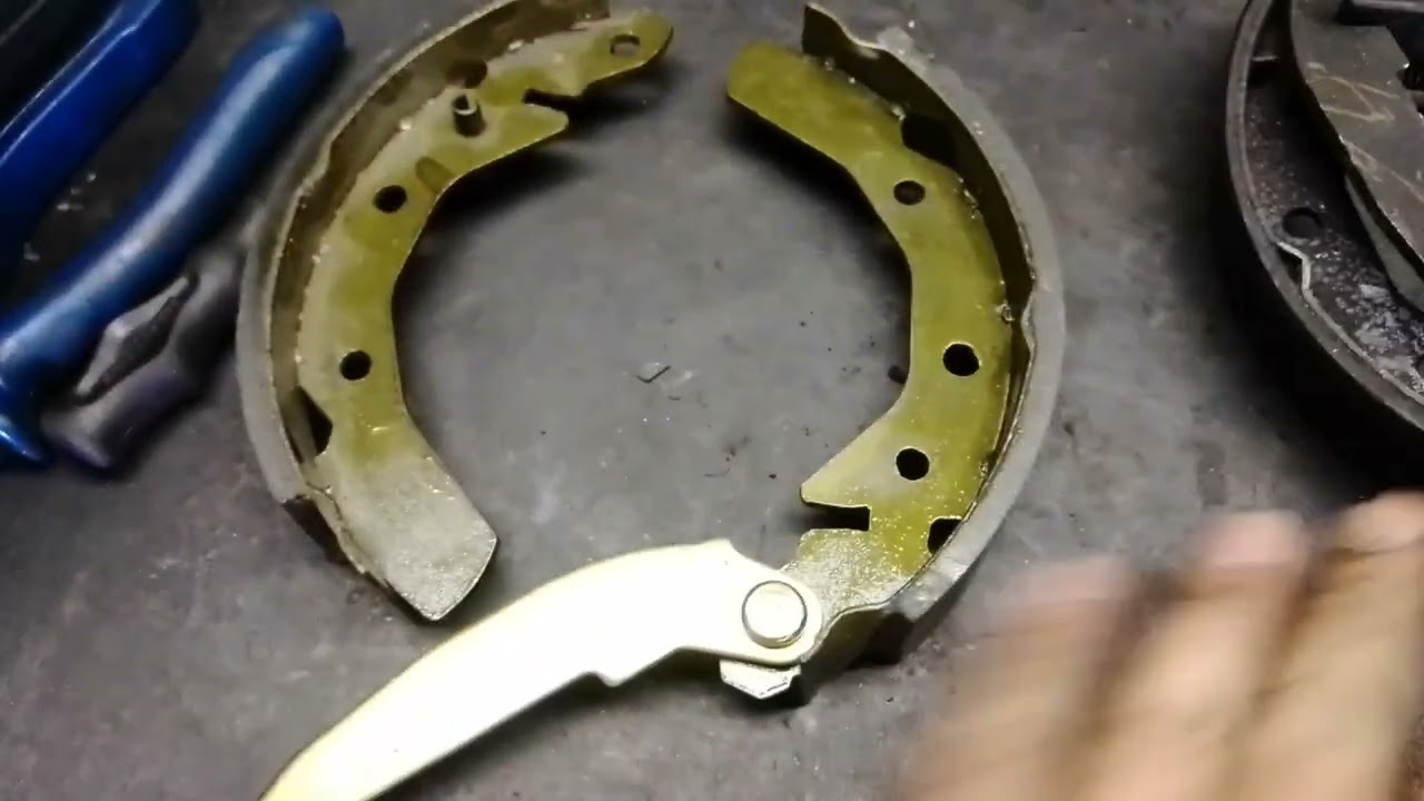 Detalhe. freio traseiro do Chery QQ.