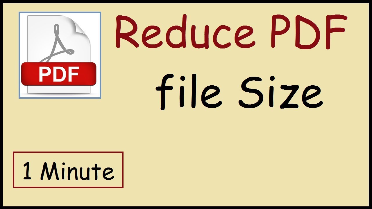 how to reduce size of pdf in acrobat reader dc