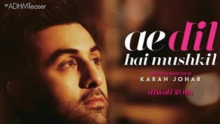 Ae Dil Hai Mushkil Title Song) Lyrics|Arijit Singh|Amitabh Bhattacharya  Pritam@T.MLofimusic9000