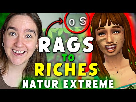 Wie reich kann man NUR mit Natur & DRECK werden?! 💩🌿 | Die Sims 4 Rags to Riches Nesmeralda