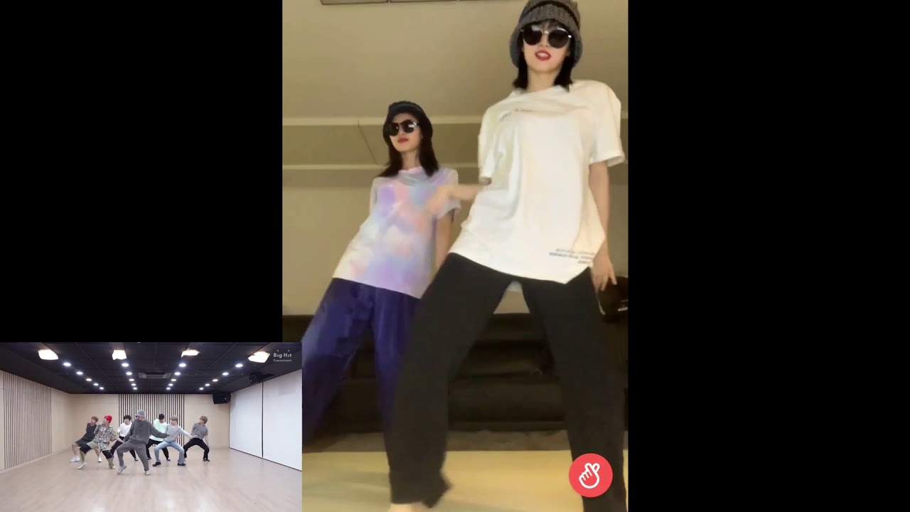 [BangTwice/Sakook] SaMo dancing to Dynamite + Sana imitating Jungkook