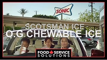 Sonic Drive In - Scotsman chewable nugget ice