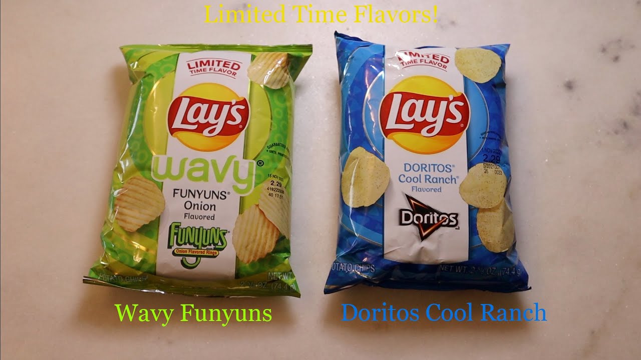  Lay's Wavy Funyuns Onion Flavored Potato Chips Ranch