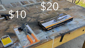 Harbor Freight $10 rivet tool vs $20 Heavy Duty Fastenpro Pittsburgh demo