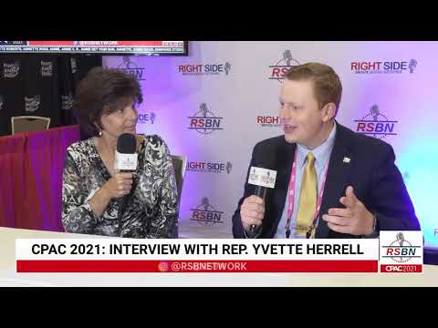 Interview with Yvette Herrell at CPAC 2021 in Dallas 7/11/21