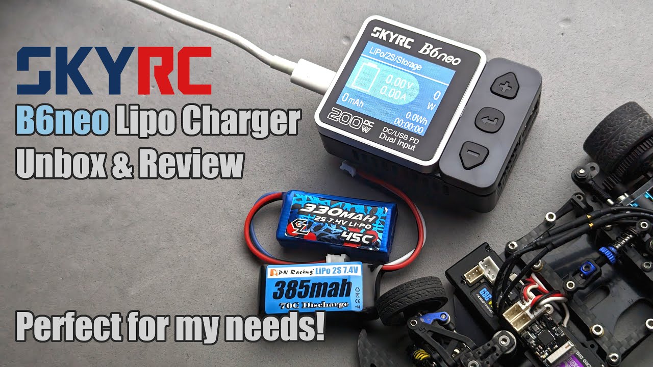 SkyRC B6neo Mini Lipo Charger Review (Perfect for 128 RC Cars) YouTube