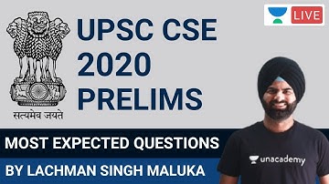 Most Expected Question for Prelims - 2 | UPSC CSE 2020 | Lachman Singh Maluka